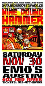 Nine Pound Hammer Austin 2002 (Handbill edition)
