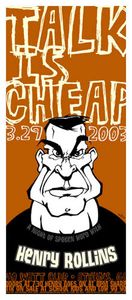 Henry Rollins Athens 2003 (Handbill edition)