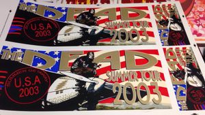 The Dead Summer Tour 2003 (Uncut sheet)