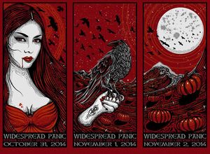 Widespread Panic Broomfield 2014 (Uncut Velvet Variant edition)
