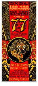 Tee Pee Records High Times Magazine Showcase Austin 2003 (Handbill edition)