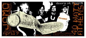 The Used Athens 2003 (Handbill edition)