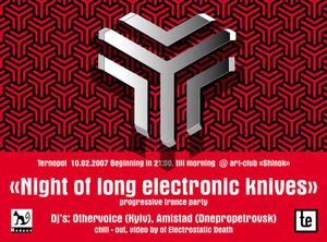 Night Of Long Electronic Knives