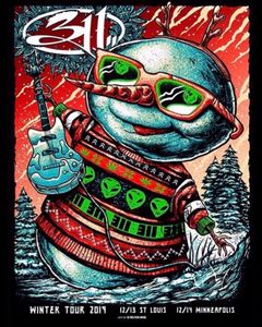 311 St. Louis & Minneapolis 2019 (Red Sweater Artist Edition)