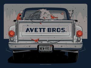 Avett Brothers Greensboro 2019 (Navy Edition)