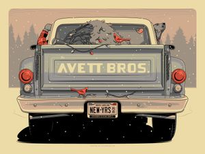 Avett Brothers Greensboro 2019 (Cement Green Edition)