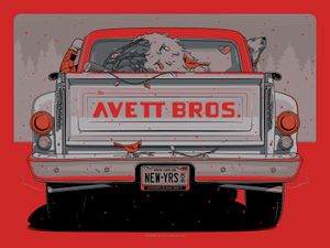 Avett Brothers Greensboro 2019 (Red Raspberry Edition)