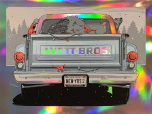 Avett Brothers Greensboro 2019 (Rainbow Foil Edition)