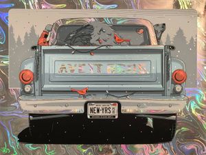 Avett Brothers Greensboro 2019 (Lava Foil Edition)