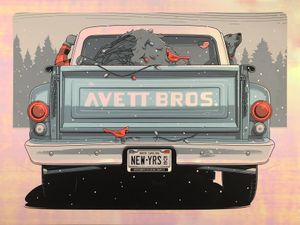 Avett Brothers Greensboro 2019 (Marble Foil Edition)