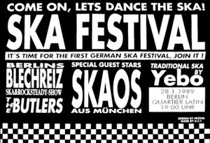 First German Ska Festival - Berlin, 1989