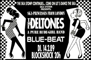 The Deltones + Blue Beat - Berlin, 1989