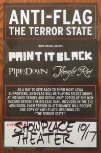 Anti-Flag - The Terror State (Tour)