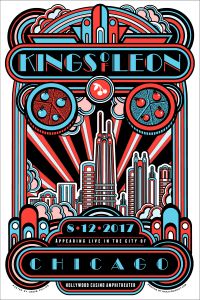 Kings Of Leon Chicago 2017 VIP (Artist Proof)