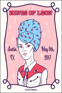 Kings Of Leon Austin 2017 VIP (Artist Proof)