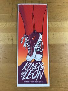 Kings Of Leon Dallas 2017 VIP (Artist Proof)