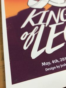 Kings Of Leon Dallas 2017 VIP (Artist Proof)
