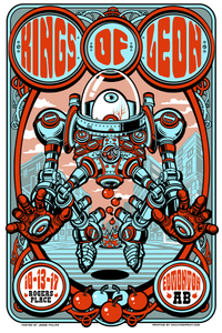 Kings Of Leon Edmonton 2017 VIP (Artist Proof)