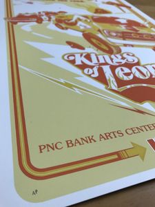 Kings Of Leon Holmdel 2017 VIP (Artist Proof)