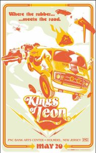 Kings Of Leon Holmdel 2017 VIP (Artist Proof)