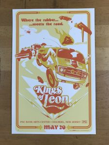 Kings Of Leon Holmdel 2017 VIP (Artist Proof)