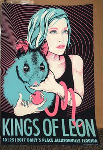 Kings Of Leon Jacksonville 2017 VIP (Artist Proof)