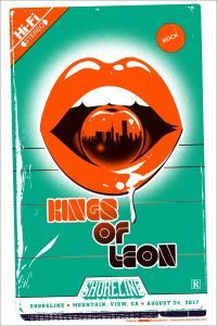 Kings Of Leon Mountain View 2017 VIP (Artist Proof)