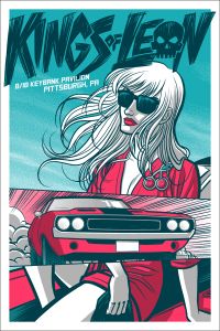 Kings Of Leon Pittsburgh 2017 VIP (Artist Proof)