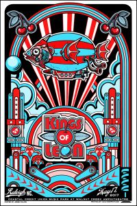 Kings Of Leon Raleigh 2017 VIP (Artist Proof)