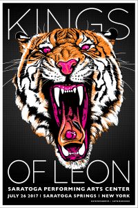 Kings Of Leon Saratoga Springs 2017 VIP (Artist Proof)