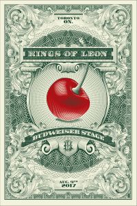 Kings Of Leon Toronto 2017 VIP (Artist Proof)