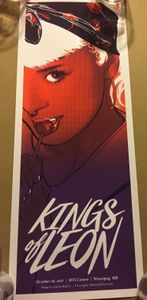 Kings Of Leon Winnipeg 2017 VIP (Artist Proof)