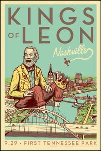 Kings Of Leon Nashville 2017 VIP (Artist Proof)
