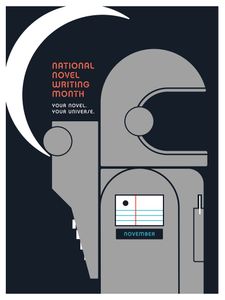 National Novel Writing Month November 2016 (Astronaut)