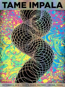 Tame Impala Irving 2019 (AP Sparkle Foil Variant)