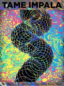 Tame Impala Irving 2019 (AP Lava Foil Variant)