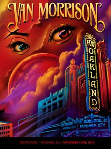 Van Morrison Oakland 2018 (Night 2) (AP Foil Variant)