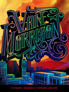 Van Morrison Oakland 2018 (Night 1) (AP Foil Variant)