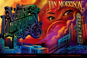 Van Morrison Oakland 2018 (Uncut Foil Variant)