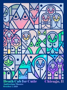 Death Cab For Cutie Chicago 2018 (AP Foil Variant)