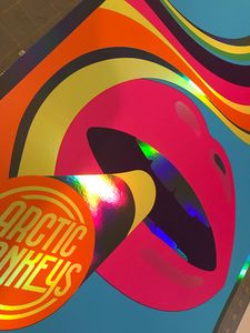 Arctic Monkeys Portland 2018 (AP Rainbow Foil Variant)