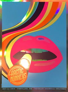 Arctic Monkeys Portland 2018 (AP Rainbow Foil Variant)