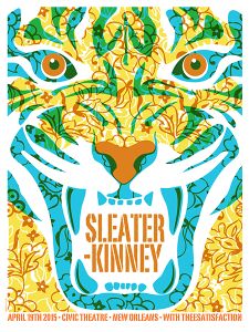 Sleater-Kinney New Orleans 2015 (Artist Proof)