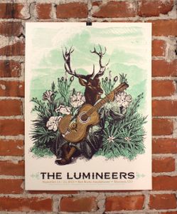 The Lumineers Morrison 2013 (Conscious Alliance) (Artist Proof)