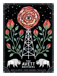 Avett Brothers Tulsa 2019 (Regular Edition)