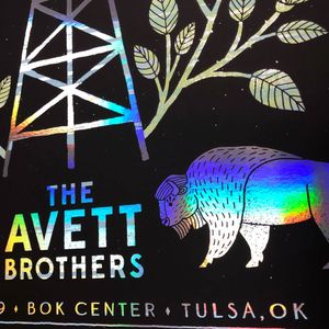 Avett Brothers Tulsa 2019 (Rainbow Foil Variant)