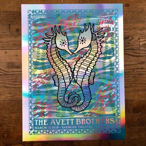 Avett Brothers Mobile 2019 (Rainbow Foil Variant)