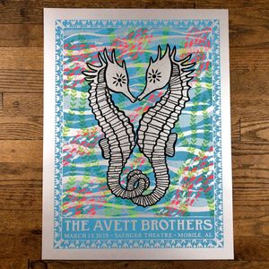 Avett Brothers Mobile 2019 (Silver Shimmer Variant)