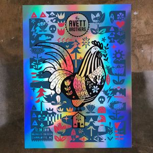 Avett Brothers Charlotte 2018 VIP (Night 1) (AP Foil Variant)