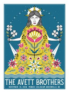 Avett Brothers Greenville 2018 (Regular Edition)